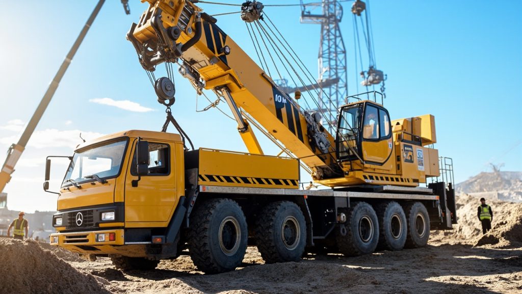 Camion grue 10 tonnes : la solution polyvalente pour la construction
