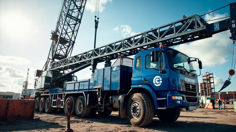 Camion grue 10 tonnes : la solution polyvalente pour la construction