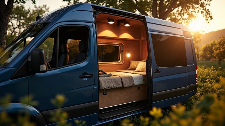 Voyager avec un fourgon aménagé 4 couchages