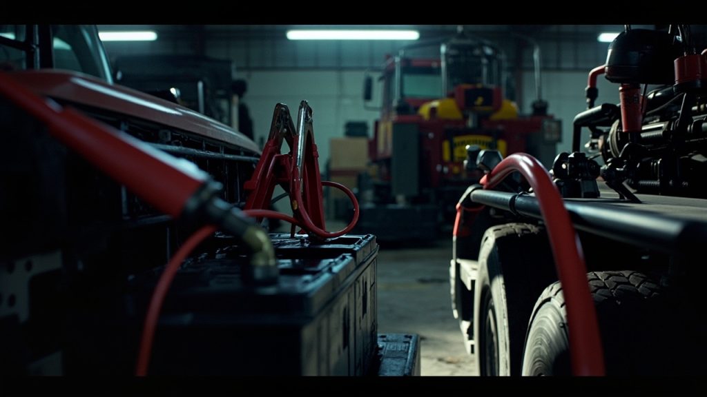 Comment démarrer un camion en panne de batterie 24v