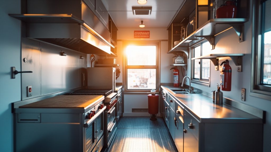 Normes d'aménagement food truck pour une cuisine sécurisée