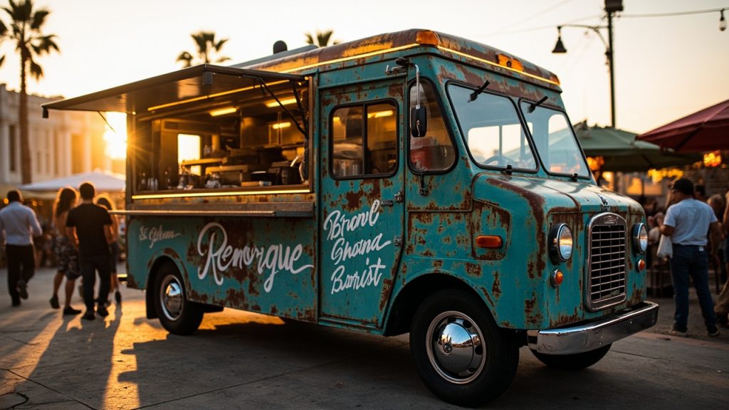 Remorque food truck vintage : charme rétro et modernité