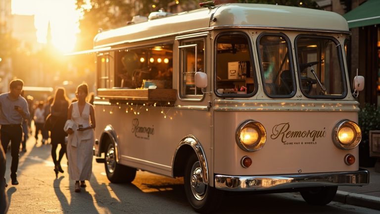 Remorque food truck vintage : charme rétro et modernité