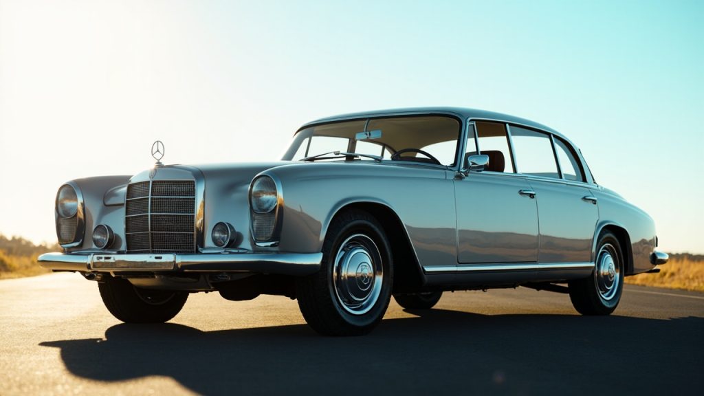 Mercedes benz w100, l'alliance du luxe et de l'innovation