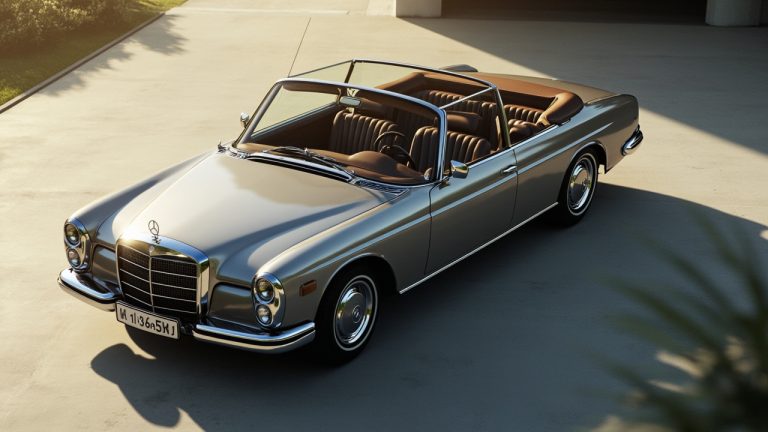 Mercedes benz w100, l'alliance du luxe et de l'innovation