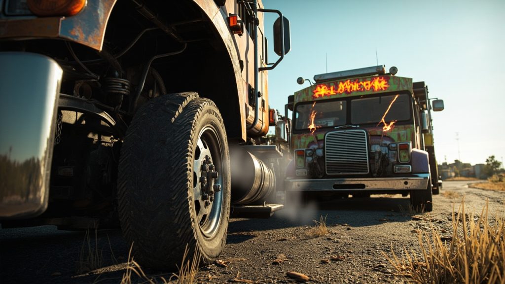 Les pannes fréquentes des poids lourds et food trucks