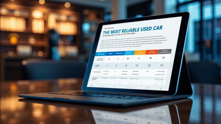 La voiture d'occasion la plus fiable : guide et comparatif