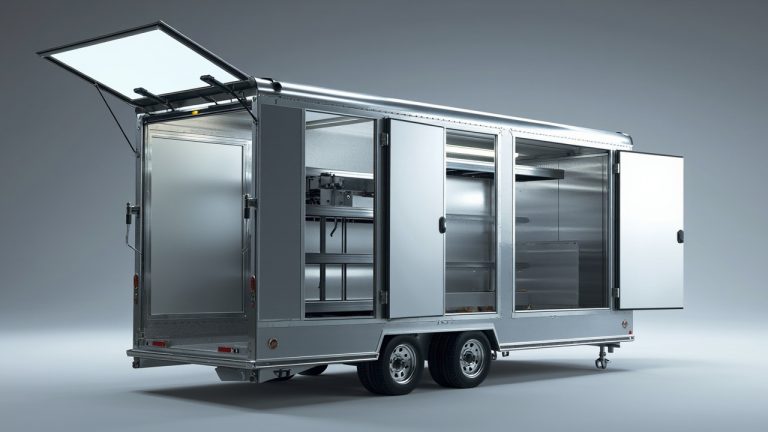 Remorque rangement vertical : gagner de l'espace et faciliter la maintenance