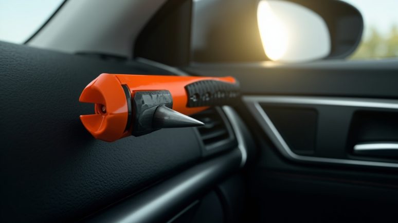 Le marteau brise-vitre : est-il obligatoire dans une voiture en france ?